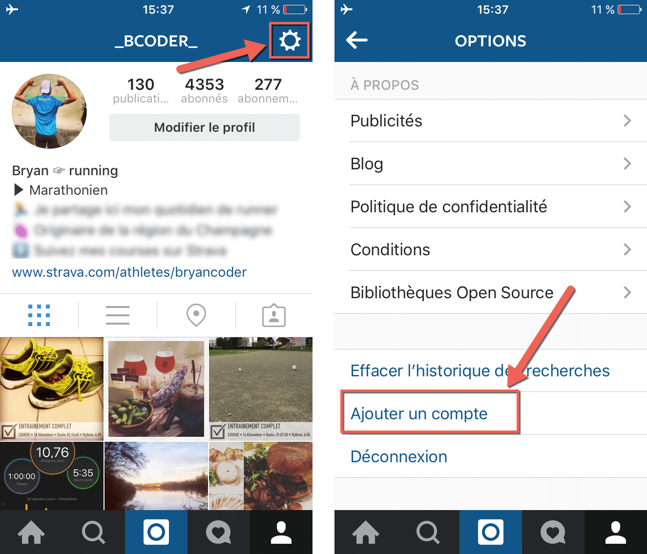 comment g u00e9rer plusieurs comptes instagram