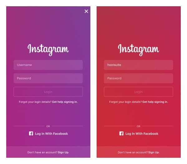 Ajouter un nouveau compte Instagram sur iOS