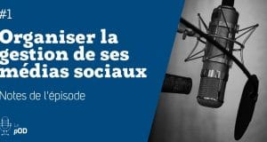 Vignette de l'épisode 1 du pOD, le podcast qui décortique les problématiques des médias sociaux avec une dose de stratégie, proposé par l’agence Ouest Digital