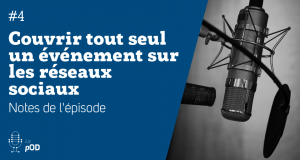 Vignette de l'épisode 4 du pOD, le podcast qui décortique les problématiques des médias sociaux avec une dose de stratégie, proposé par l’agence Ouest Digital