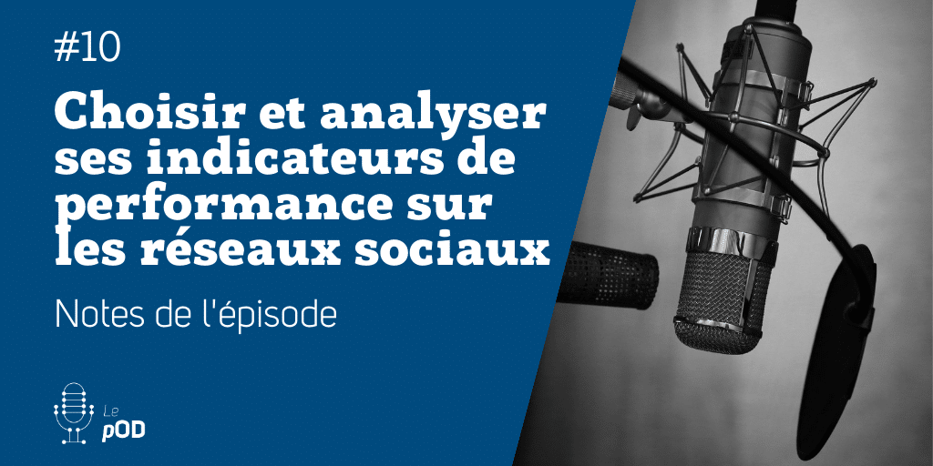 Vignette de l'épisode 10 du pOD, le podcast qui décortique les problématiques des médias sociaux avec une dose de stratégie, proposé par l’agence Ouest Digital