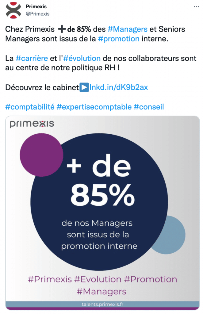 Exemple de publication culture d'entreprise