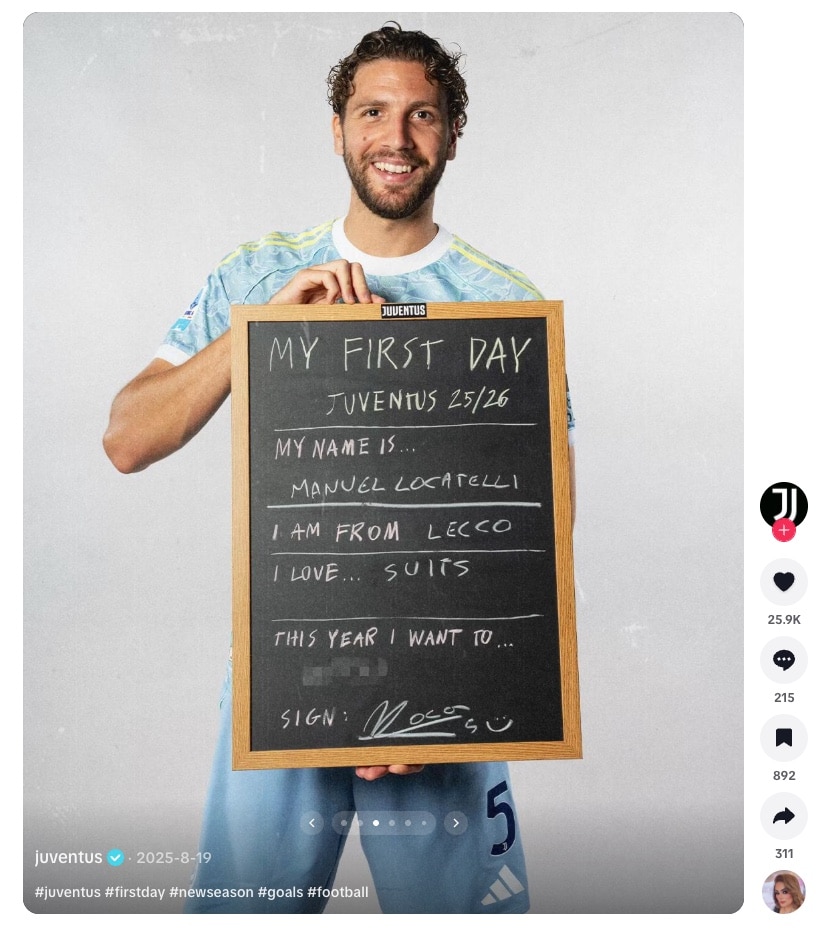 Exemple de carrousel de présentation de l'équipe